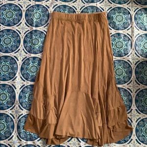 NWT Tantrum Faux Suede Skirt S
